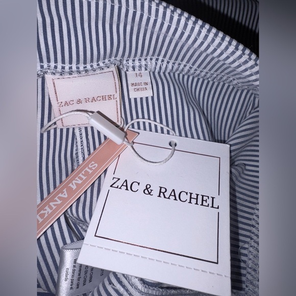 Zac & Rachel Seersucker Ankle Pant(Waist across18” Inseam 27”Rise 11”) - Picture 11 of 11